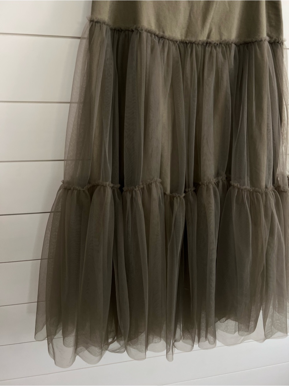 Mare Mare x Anthropologie Tiered Tulle Midi Skirt NWT Womens XXS Fairy Boho - Picture 4 of 13